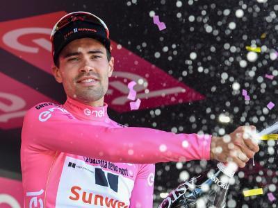 Für Tom Dumoulin geht es beim Giro d'Italia 2018 wieder um das Rosa Trikot. Foto: Archiv/Alessandro Di Meo 