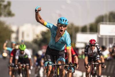 Magnus Cort Nielsen gewann die 4. Etappe der Tour of Oman. Foto: Muscat Municipality / A.S.O. / K.D. Thorstad