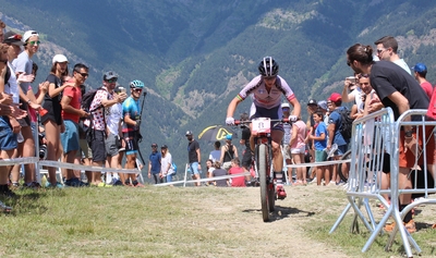 Gunn-Rita Dahle-Flesjaa hat im Bikepark  Vallnord in Andorra ihren 30. Weltcupsieg gefeiert. Foto: Erhard Goller