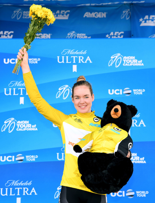 Anna van der Breggen sicherte sich den Gesamtsieg bei der Tour of California. Foto: Getty Images