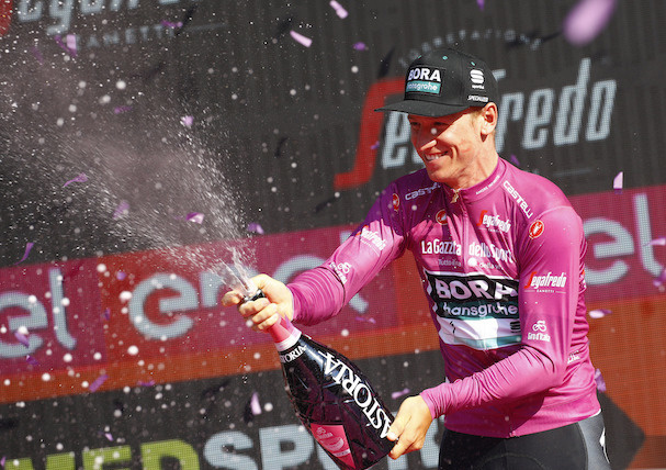 Pascal Ackermann gewann das Maglia Ciclamino des Giro d'Italia. Foto: Bora-hansgrohe/Bettiniphoto