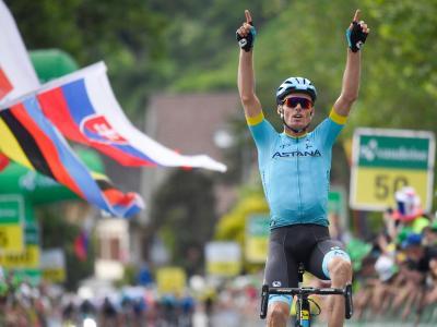 
          Gewinnt die zweite Etappe der Tour de Suisse: Radprofi Luis Leon Sanchez. Foto: Gian Ehrenzeller/KEYSTONE 
        