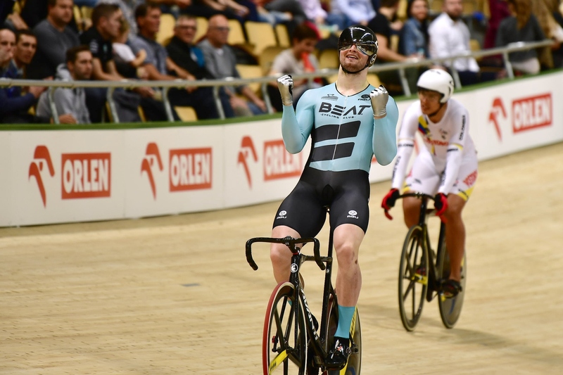 Matthijs Büchli war schon des öfteren im Trikot des Teams Beat Cycling Club beim Weltcup erfolgreich. Foto: Guy Swarbrick