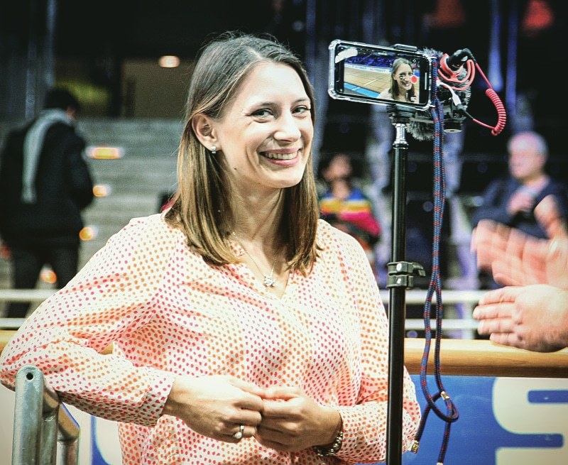 Miriam Welte begleitet die WM als Reporterin. Foto: Mareike Engelbrecht