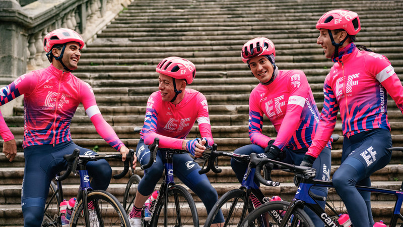 Das Team EF Pro Cycling will aufgrund des Coronavirus die Frühjahrs-Rennen in Italien nicht fahren. Foto: EF Pro Cycling