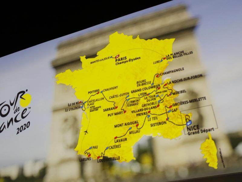 Am 29. August soll die Tour de France 2020 in Nizza starten. Foto: Thibault Camus/AP/dpa