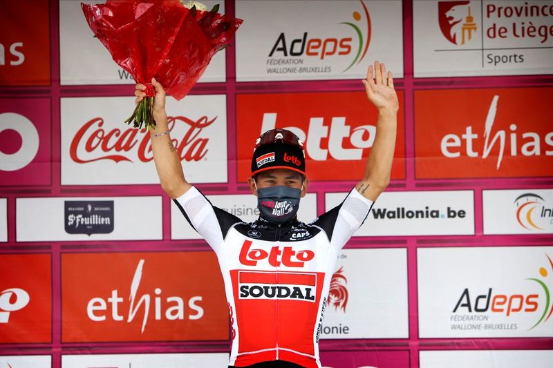 Caleb Ewan war auf der ersten Etappe der Tour de Wallonie am schnellsten. Foto: Lotto-Soudal/Photo News