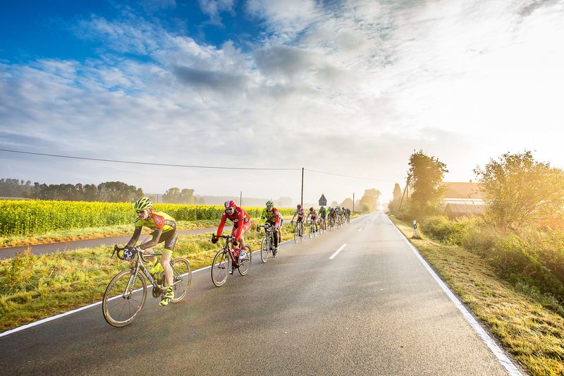 Dieses Jahr kann der Münsterland Giro nicht nur das schöne Münsterland rollen. Foto: Veranstalter/Henning Angerer