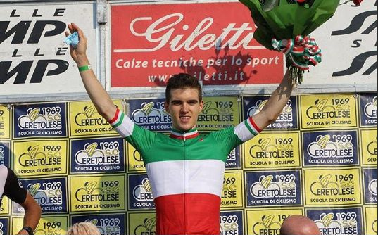 Der italienische U23-Meister Giovanni Aleotti fährt ab 2021 für Bora-hansgrohe. Foto: Bora-hansgrohe