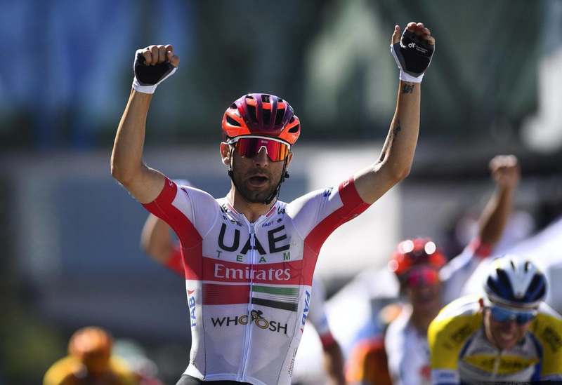 Diego Ulissi gewann die erste Etappe der Tour de Luxembourg. Foto: UAE-Team Emirates/Bettiniphoto