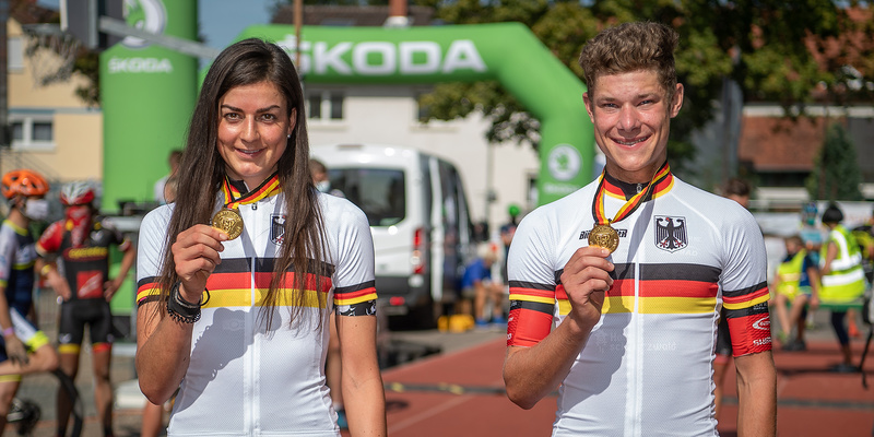 Nadine Rieder und David List sind die deutschen Meister im Marathon. Foto: Armin M. Küstenbrück