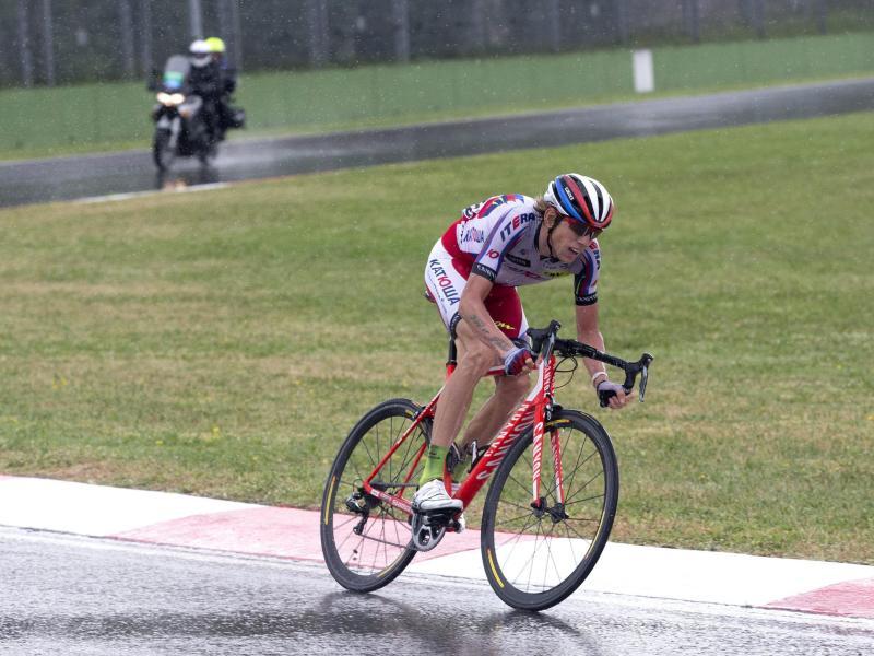 Bei der Straßenrad-WM wird 2020 auf der Rennstrecke von Imola gefahren. Foto: Claudio Peri/ANSA/dpa         