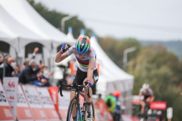 Anna van der Breggen gewann zum sechsten Mal den Flèche Wallonne. Foto: ASO/Thomas Maheux