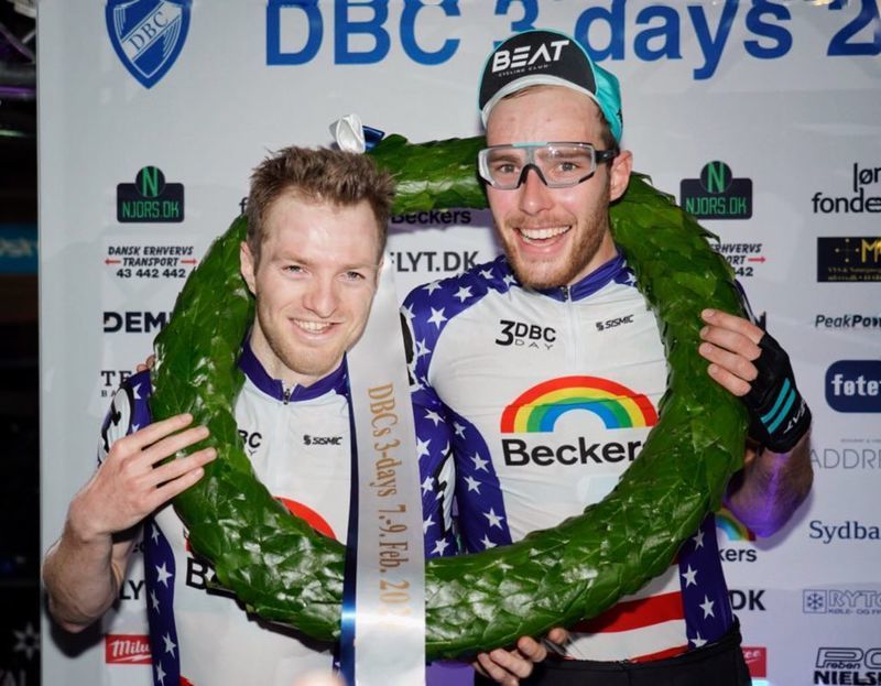 Yoeri Havik (li.) und Jan-Willem van Schip gewannen die Premiere des DBC 3-dagesløb. Foto: Veranstalter/Jesper Skovbøle