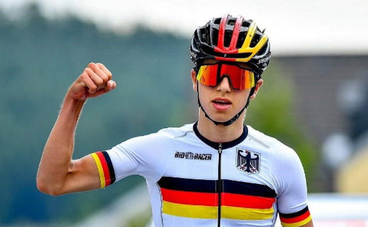 Marco Brenner siegte 2019 als Fahrer der deutschen U19-Nationalmannschaft beim Nationencup Géneral Patton in Luxemburg. Foto: privat