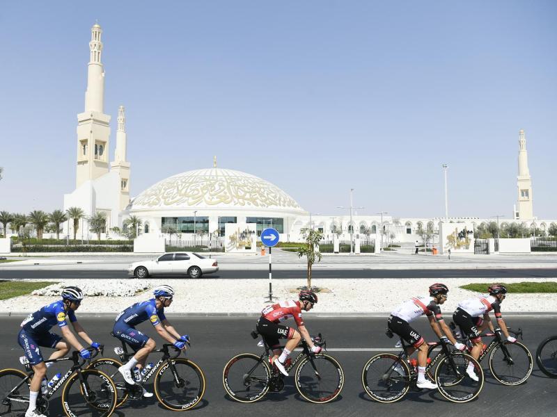 ie dritte Etappe der UAE-Tour führte über 166 Kilometer von Al Ain nach Jebel Hafeet. Foto: Fabio Ferrari/LaPresse via ZUMA Press/dpa