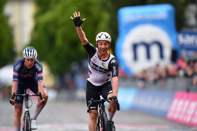 Victor Campenaerts gewann die 15. Etappe des Giro d'Italia. Foto: Qhubeka-Assos