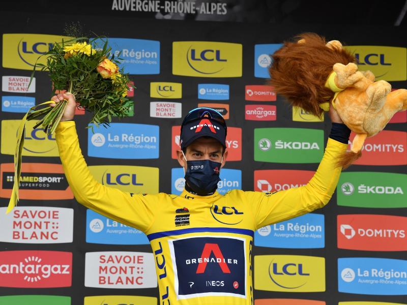 Richie Porte triumphiert beim Critérium du Dauphiné. Foto: David Stockman/BELGA/dpa