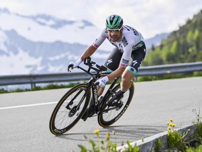 Maximilian Schachmann wurde 13. im Tour-de-Suisse-Zeitfahren. Foto: Gian Ehrenzeller/KEYSTONE/dpa         