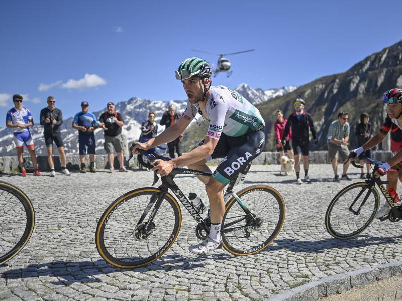 Maximilian Schachmann wurde Gesamtvierter der Tour de Suisse. Foto: Gian Ehrenzeller/KEYSTONE/dpa         