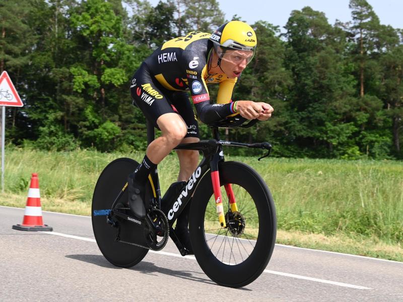 Tony Martin möchte besonders in den Zeitfahren bei der Tour de France auftrumpfen. Foto: Bernd Weißbrod/dpa         