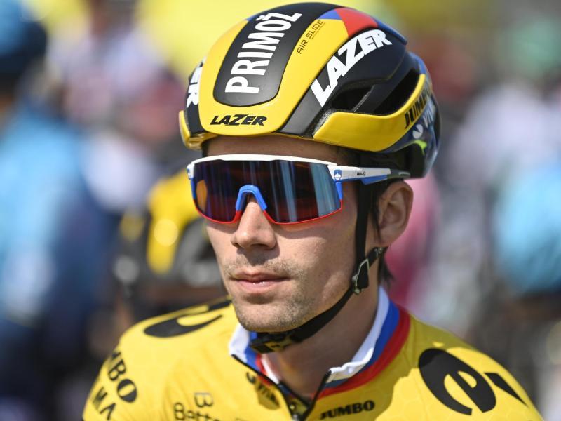 Einer der großen Favoriten auf den Gesamtsieg bei der 108. Tour de France: Primoz Roglic. Foto: Eric Lalmand/BELGA/dpa         