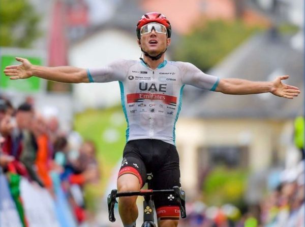 Marc Hirschi gewann die zweite Etappe der Luxemburg-Rundfahrt. Foto: UAE-Team Emirates