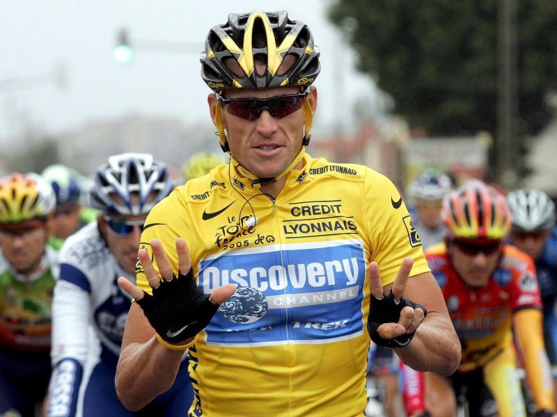            Feiert seinen 50. Geburtstag: Lance Armstrong. Foto: Olivier Hoslet/EPA FILE/dpa         