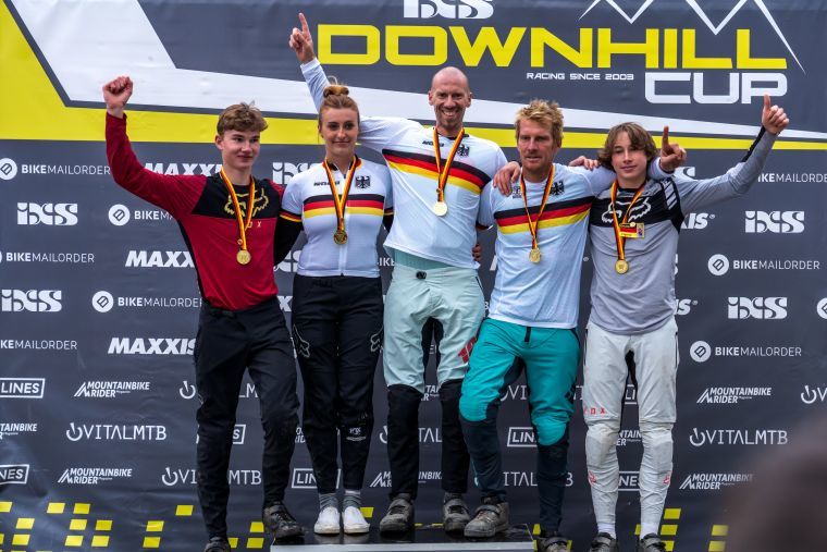 Beim iXS Downhill-Cup in Winterberg wurden die DM-Titel der U19 und Masters vergeben. Foto: Sebastian Gruber