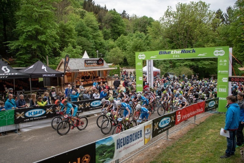 Mit dem «Bike the Rock» in Heubach ist auch ein HC-dotiertes Rennen wieder Teil der MTB-Bundesliga. Foto: Archiv/BDR
