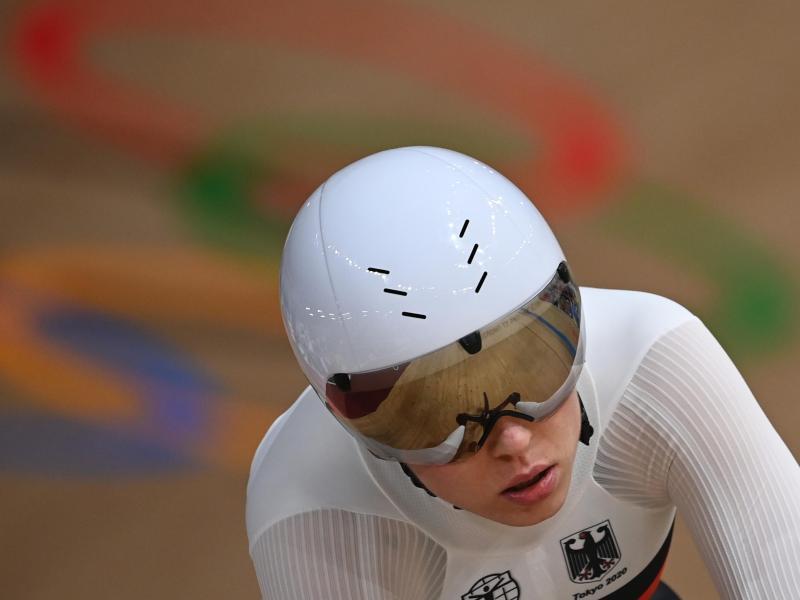            Emma Hinze hatte bei der WM 2020 drei Goldmedaillen im Sprint, Teamsprint und Keirin gewonnen. Foto: Sebastian Gollnow/dpa         