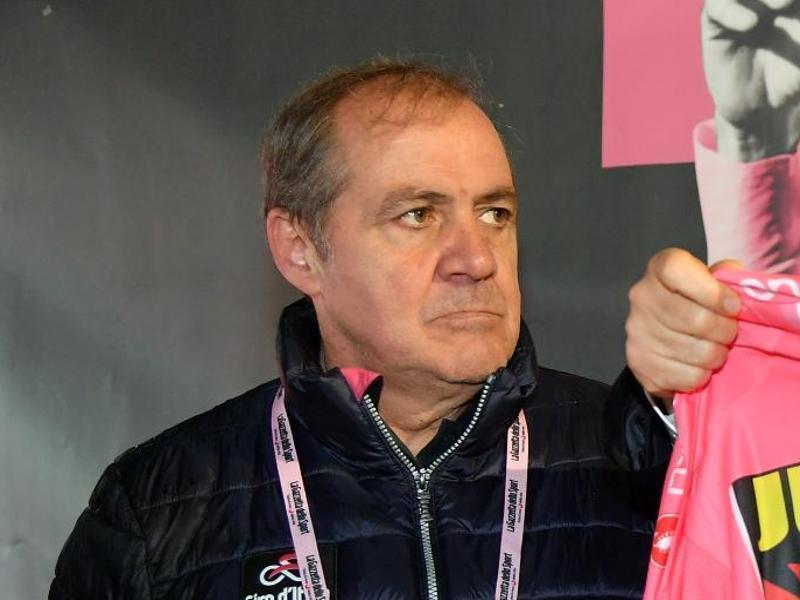 Mauro Vegni traut Tadej Pogacar einen Giro-Tour-Doppelsieg zu. Foto: Archiv/Gian Mattia D'alberto/Lapresse via ZUMA Press/dpa