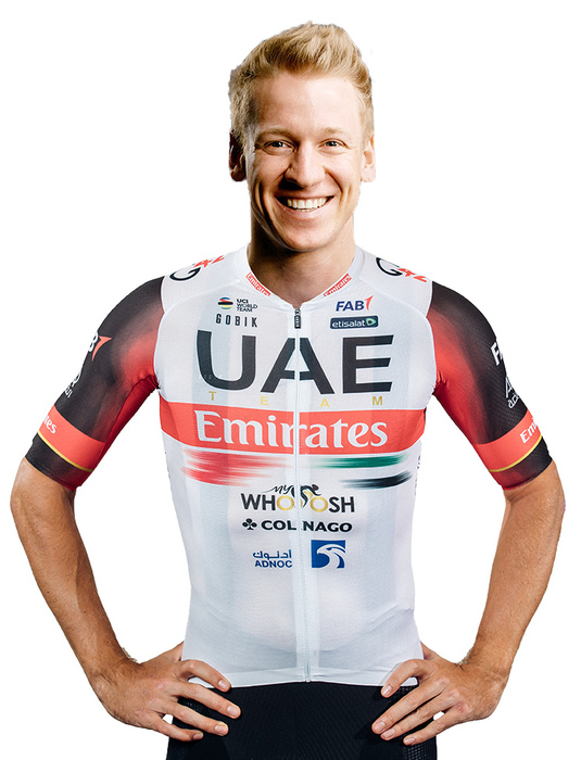 Pascal Ackermann im Trikot des Teams UAE-Emirates. Foto: UAE-Team Emirates