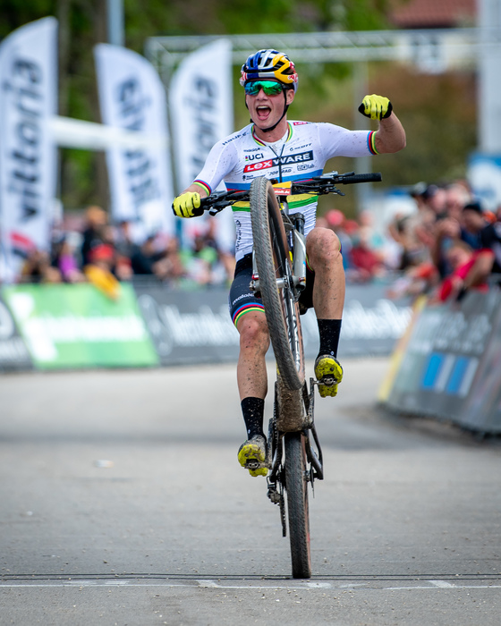 Martin Vidaurre siegte in Albstadt in der U23-Klasse. Foto: Armin M. Küstenbrück