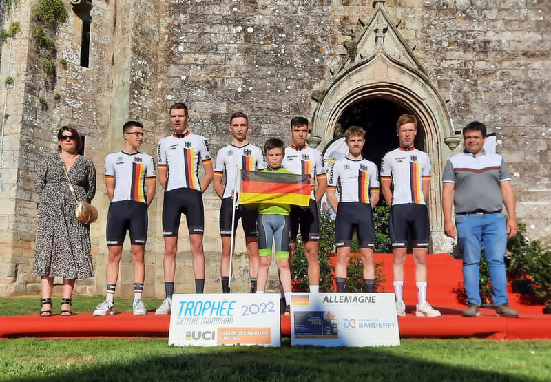 Das deutsche U19-Nationalteam bei der Trophée Centre Morbihan. Foto: BDR