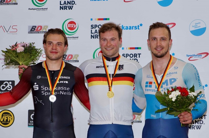 Stefan Bötticher (Mitte) wurde Sprintmeister vor Maximilian Dörnbach (li.) und Marc Jurczyk. Foto: Frank Mölders