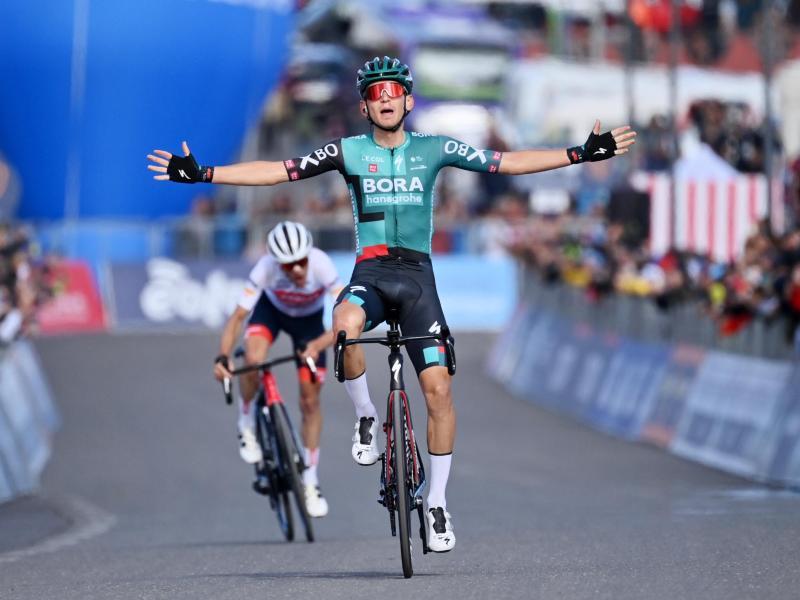            Für Lennard Kämna ist eine Teilnahme an der Tour de France nicht unwahrscheinlich. Foto: Massimo Paolone/LaPresse/AP/dpa         