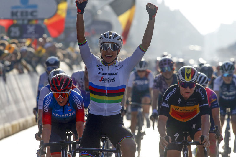 Elisa Balsamo gewann die dritte Etappe der Tour de Suisse Women. Foto: Archiv/Sprint Cycling Agency/Trek-Segafredo
