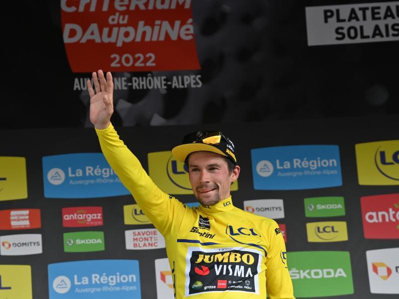            Primoz Roglic will nach seinem Sieg bei der Dauphiné-Rundfahrt auch bei der Tour angreifen. Foto: David Stockman/BELGA/dpa/Archivbild         