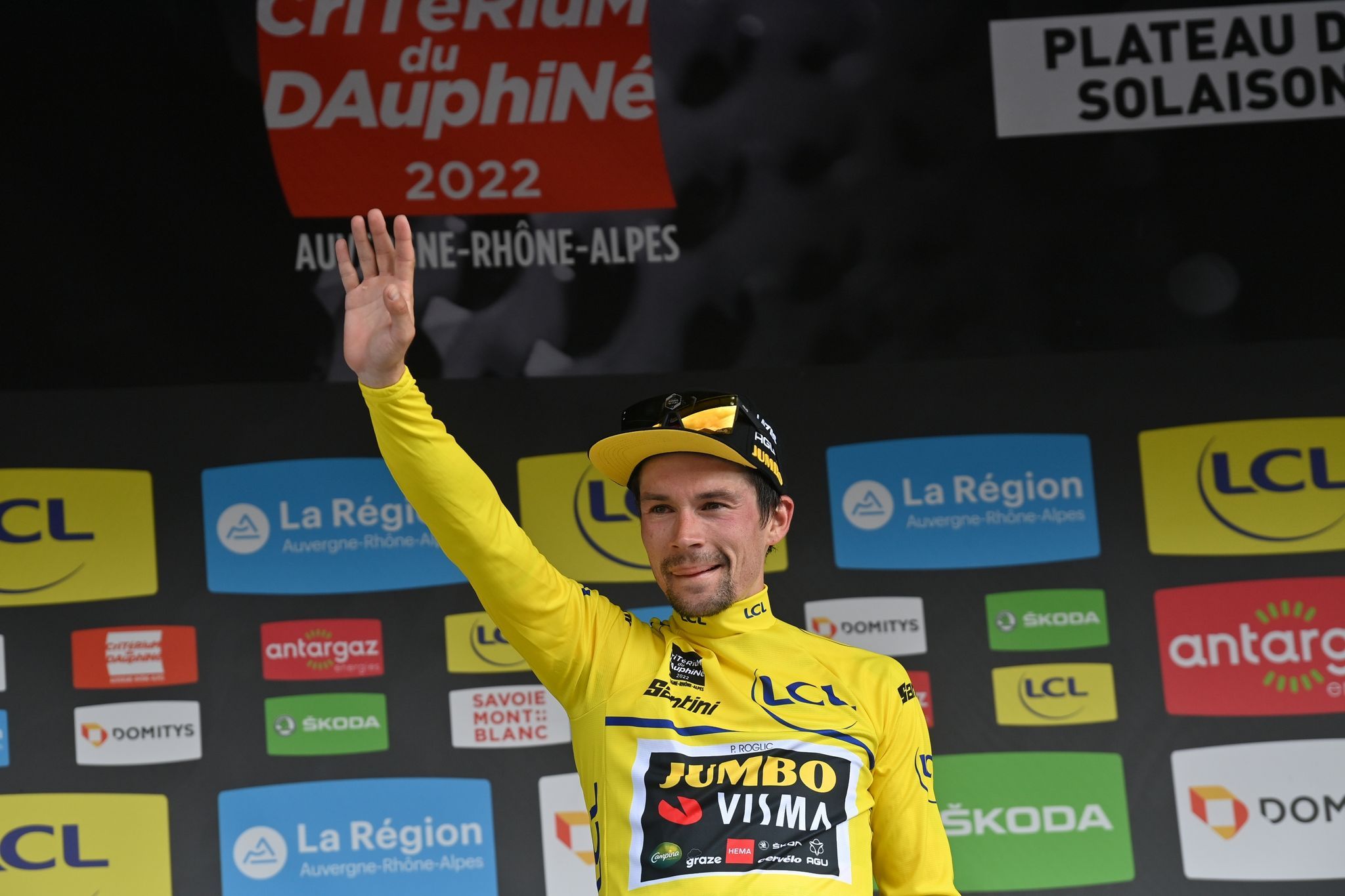 Primoz Roglic will nach seinem Sieg bei der Dauphiné-Rundfahrt auch bei der Tour angreifen. Foto: David Stockman/BELGA/dpa/Archivbild