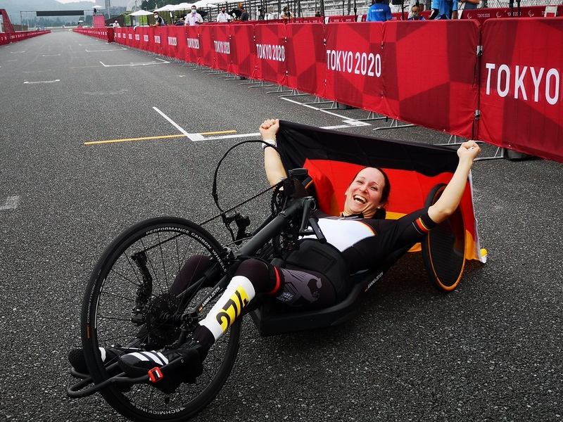 Annika Zeyen war zweimal beim Para-Cycling-Weltcup in Kanada erfolgreich und holte sich auch den Gesamtsieg. Foto: Oliver Kremer/DBS