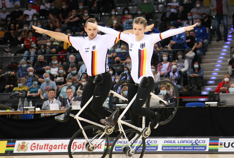 Nico Rödiger und Lea Styber hatten in der Vorrunde des 3. German Masters die Nase vorn. Foto: Mareike Engelbrecht