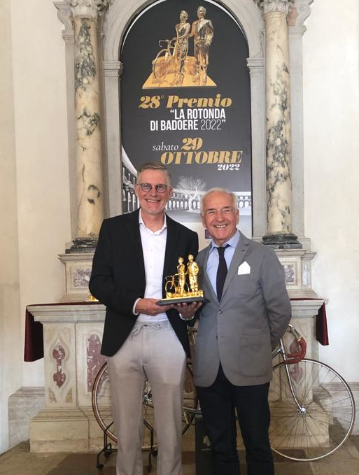 Josef Schüller und Antonio Lazzarotto bei der Verleihung des «Rotonda di Badoere». Foto: BDR
