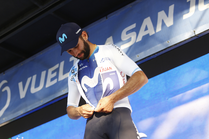 Fernando Gaviria ist neuer Spitzenreiter bei der Vuelta a San Juan. Foto: Getty Images/Movistar