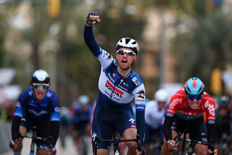 Ethan Vernon siegte bei der Trofeo Palma. Foto: Dario Belingheri/Getty Images/Soudal-Quick Step