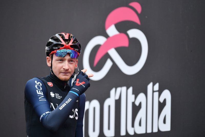 Tao Geoghegan Hart musste den Giro nach einem Sturz aufgeben. Foto: Massimo Paolone/LaPresse via ZUMA Press/dpa