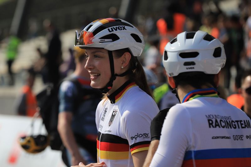 Marion Fromberger spurtete in Sakarya zum Sieg. Foto: Mountainbike Racingteam