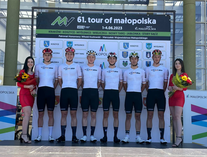 Das deutsche Nationalteam bei der Tour of Malopolska. Foto: privat