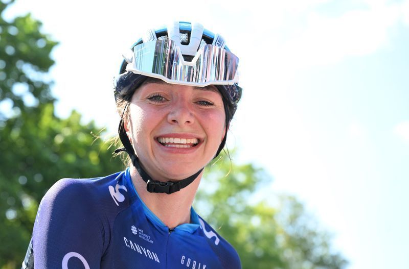 Liane Lippert konnte sich über den Sieg auf der Schlussetappe der Tour de Romandie freuen. Foto: Bernd Weißbrod/dpa/Archivbild