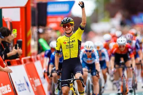 Marianne Vos holte bei der Vuelta einen Etappensieg. Foto:  Unipublic/Sprintcycling